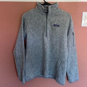 PATAGONIA gray half zip fleece